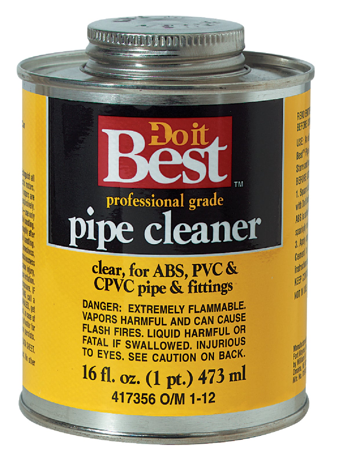 Do it Best Pipe Cleaner 16 Oz Clear