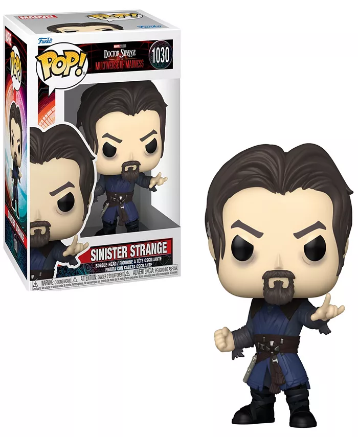 Funko Pop Marvel Movies Doctor Strange in the Multiverse of Madness America Chavez in Cloak Sinister Strange Dead Strange Captain Carter 4 Figure Collectors Set