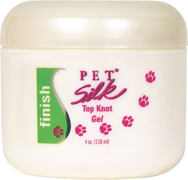 Pet Silk Top Knot Dog and Cat Gel， 4-oz bottle