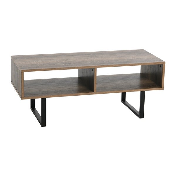 Modern Coffee Table with 2 Compartments