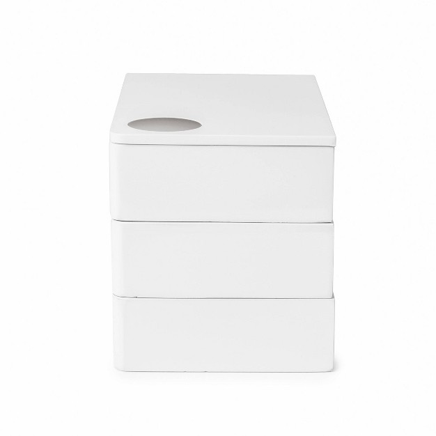 Spindle Jewelry Storage Box White Umbra