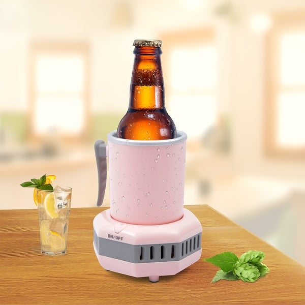 14 Can Quick Cooling Cup Electric Portable Drink Wine Cooler