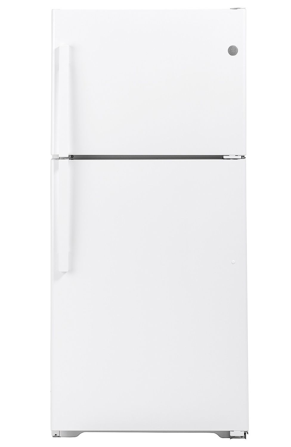 GE 19.2 Cu. Ft. White Garage Ready Top-Freezer Refrigerator