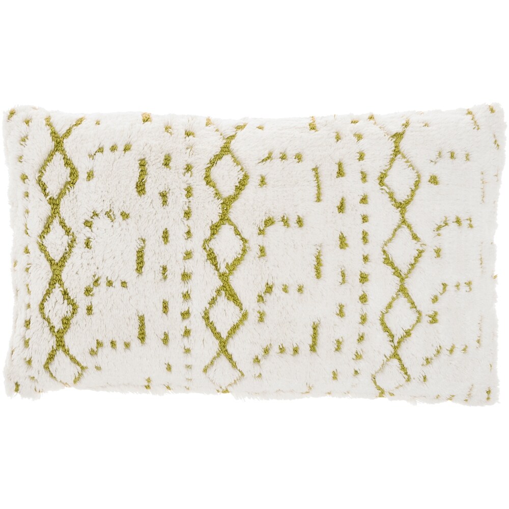 Mina Victory Life Styles Textured Geometric Boho Throw Pillow   ( 12\