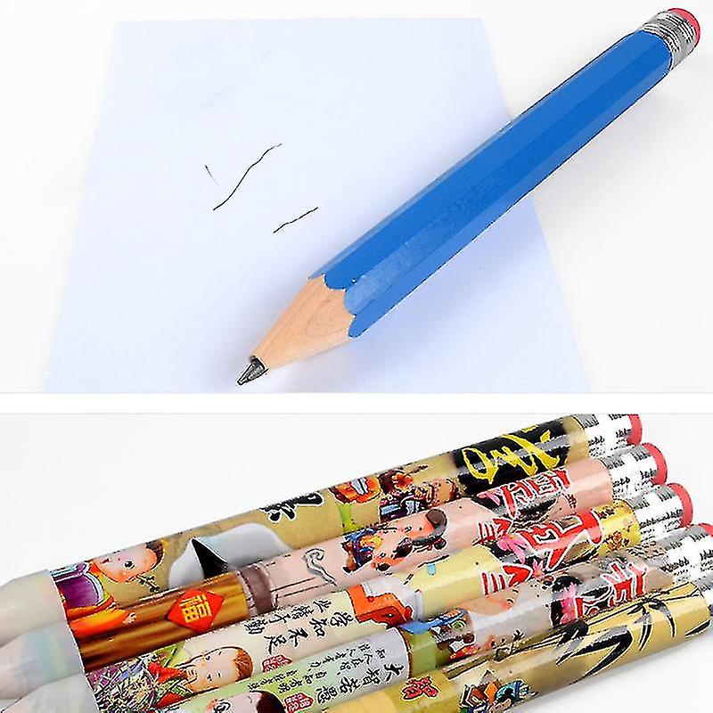 35cm Wooden Big Giant Pencil Personality Stationery For School Props Toys Gifts