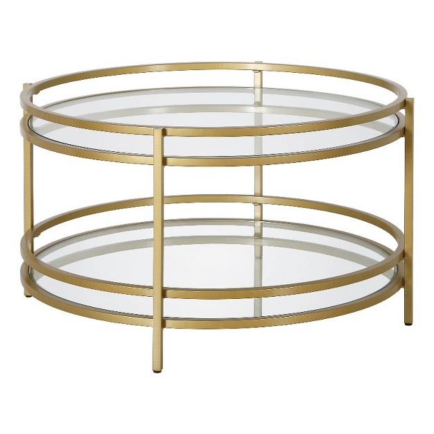 32 Inches Gold Coffee Table Henn amp hart