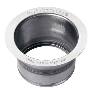 InSinkErator Extended Kitchen Sink Flange in Stainless Steel for InSinkErator Garbage Disposal FLG-SSLG