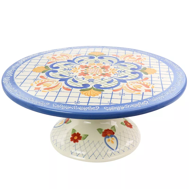 Laurie Gates California Designs Stoneware 12 Inch Cake Stand