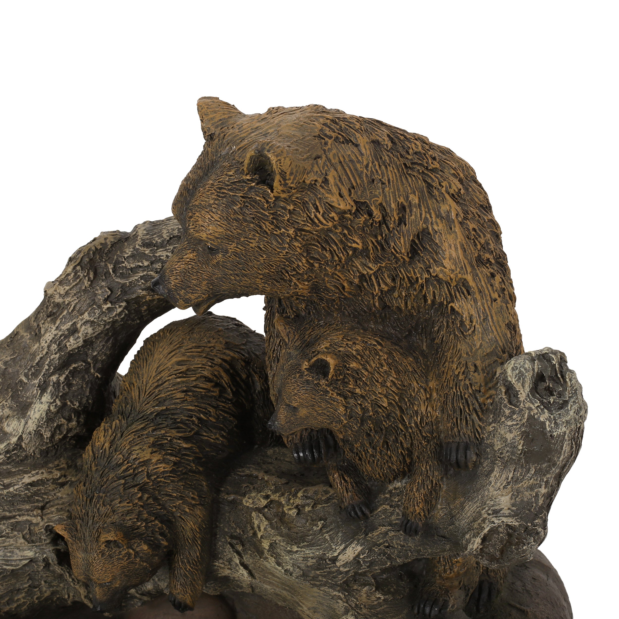 Aza Callan Outdoor Bear Family Fountain