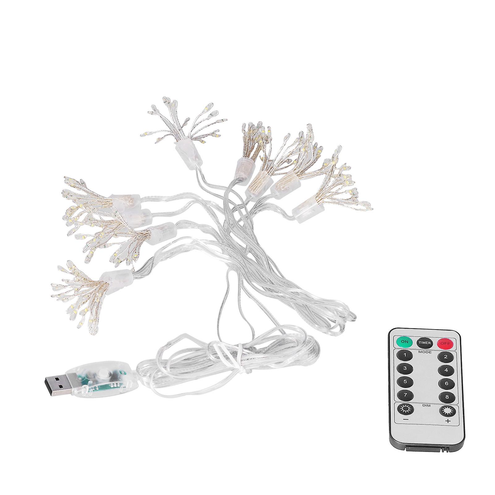 Usb Powered 10 Flower Lamp 150 Lamp Beads Remote Control Lamp For Wedding Christmas Party