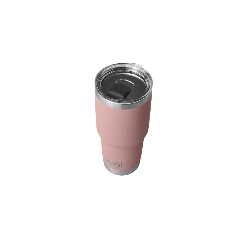 Yeti Sandstone Pink Rambler 30oz Tumbler with Magslider Lid