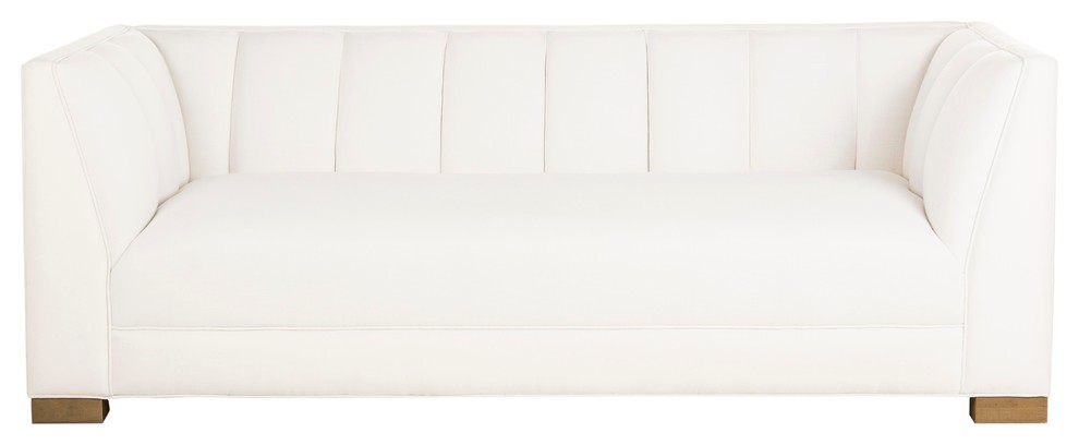 Safavieh Beverly Linen Blend Sofa   Transitional   Sofas   by Safavieh  Houzz