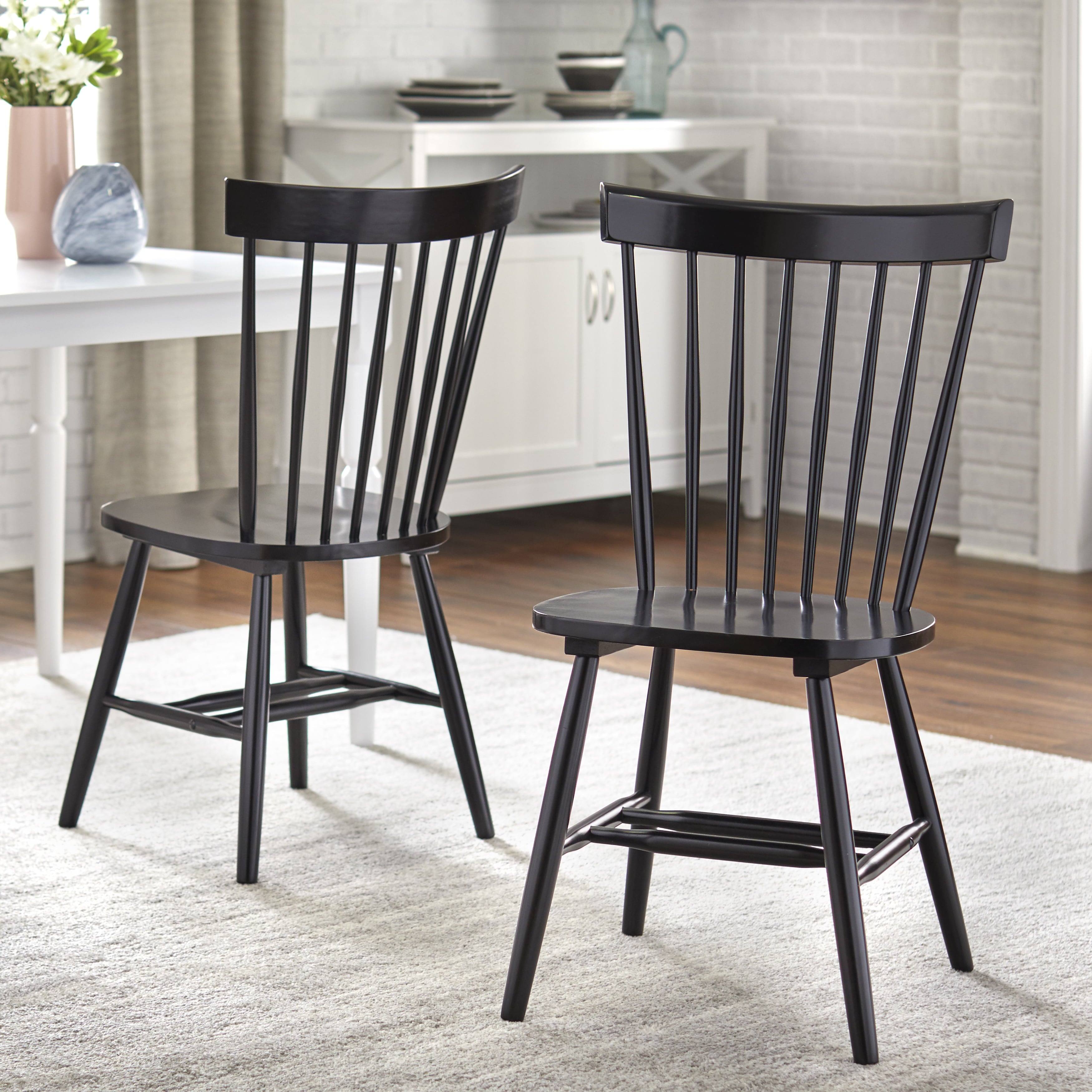 Venice Chair， Set of 2， Black Color