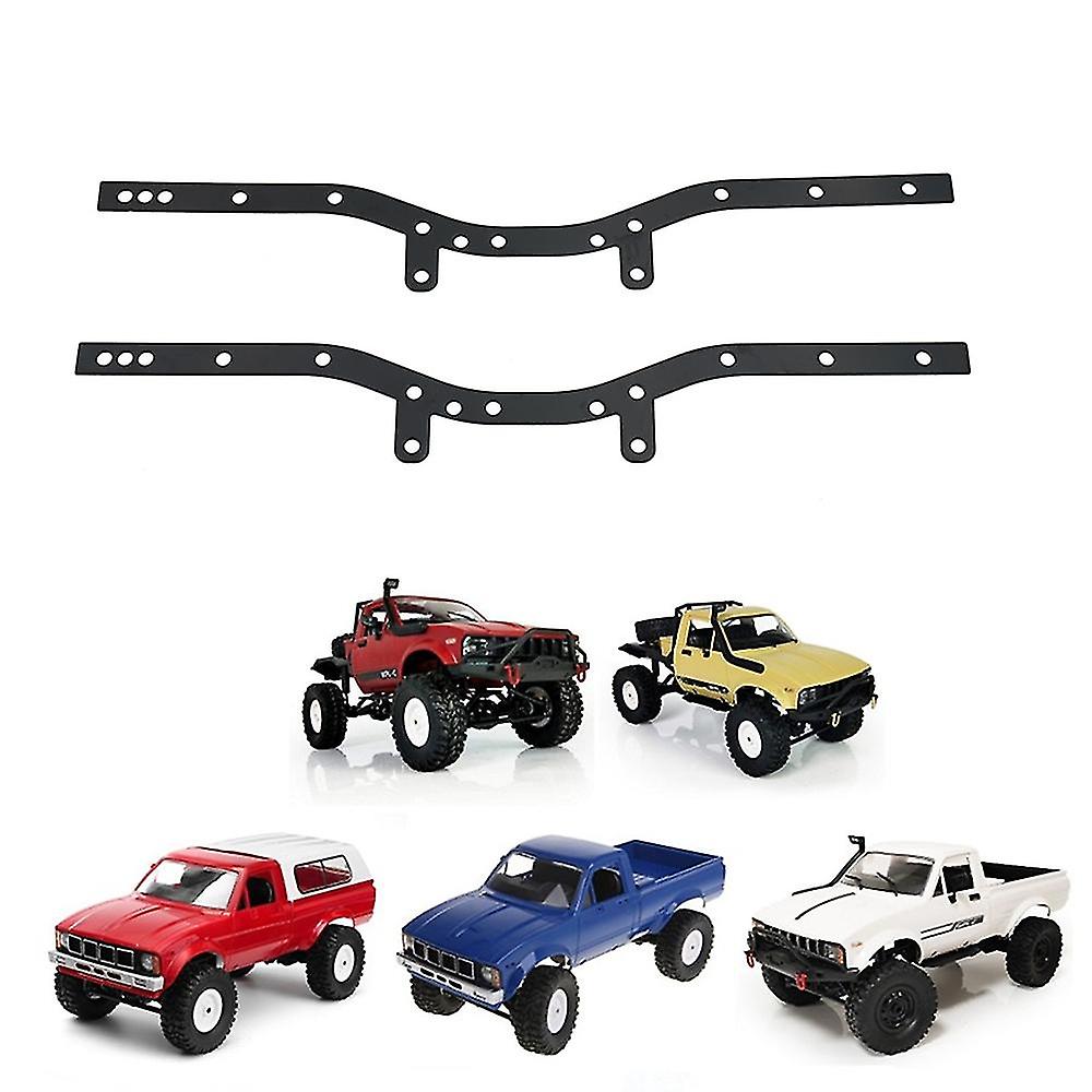 2pcs Metal Chassis Beam Girder Side Frame Chassis For C14 C24 C24-1 1/16 Rc Car Upgrade Parts Acces