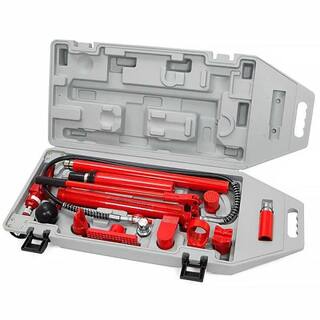 STARK USA 10-Ton Porta Power Hydraulic Body Frame Repair Tool Kit 56010-H1