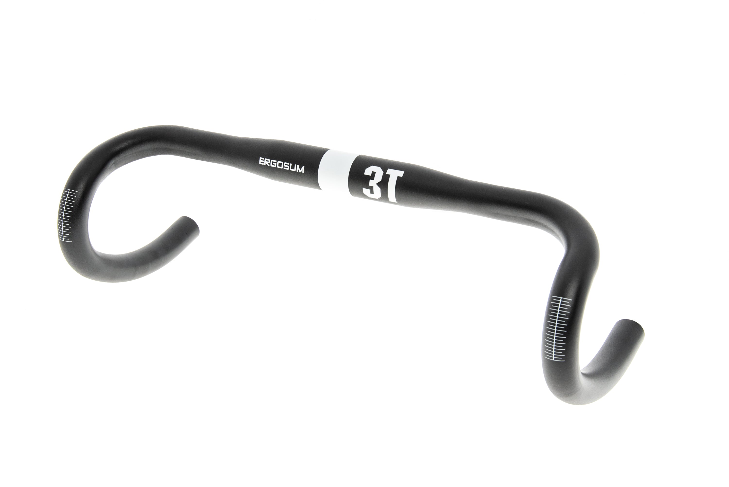 3T Ergosum Road Handlebar 31.8mm x 40cm Aluminum Black