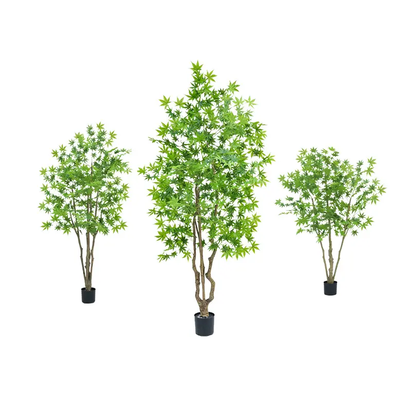 180cm artificial maple tree Restaurant green plant decoration Maple large bonsai tree hotel artificial green maple tree planting