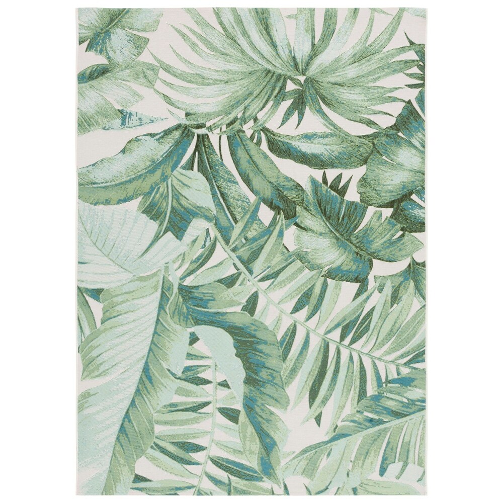 SAFAVIEH Barbados Ennia Tropical Indoor/Outdoor Waterproof Rug