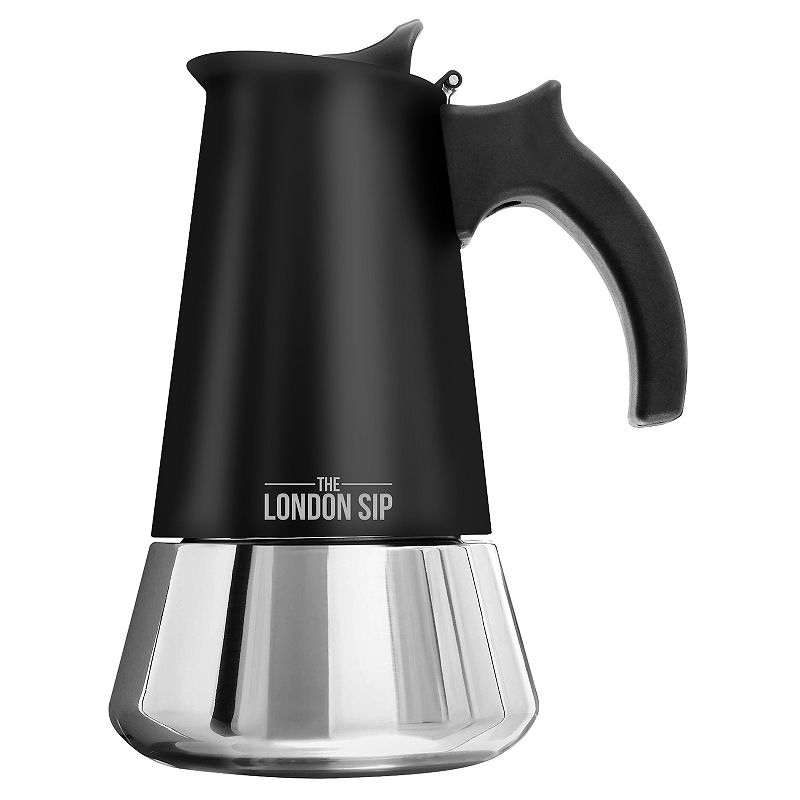 Escali London Sip 3-Cup Stainless Steel Espresso Maker