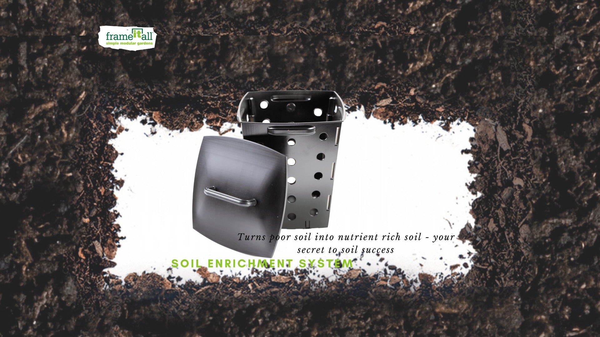 The ‘Worm It All’ Worm Composter Bin - 11” x 11” x 12.6” Composting Box (Soil Enrichment)