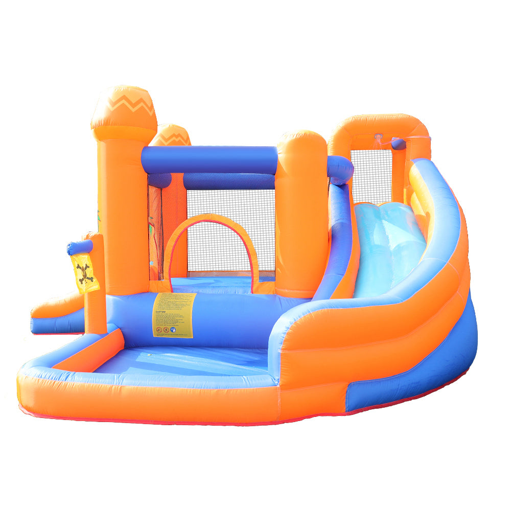 MultiEase Inflatable Kids Water Slide Park Bounce Splash Pool Patio