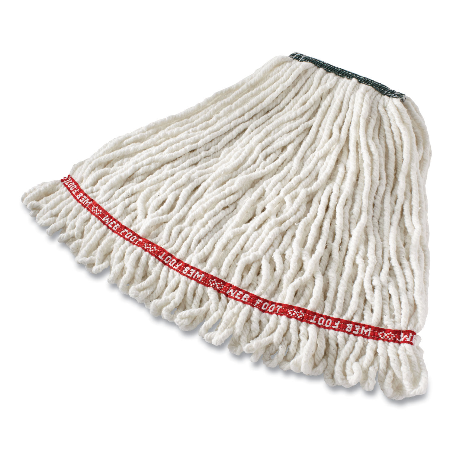 Web Foot Shrinkless Looped-End Wet Mop Head by Rubbermaidandreg; Commercial RCPA21206WHI