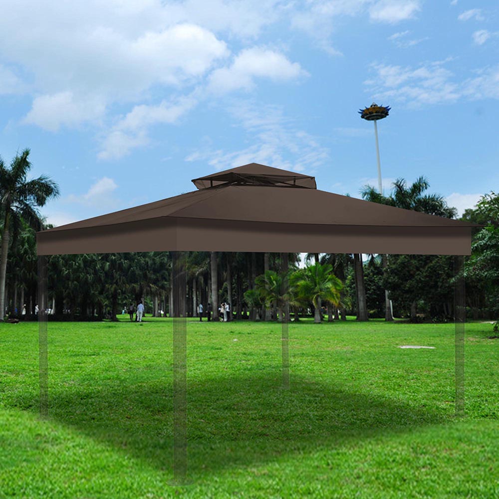 Yescom 2-tier Gazebo Replacement for 12x10 Sunjoy L-GZ339PAL