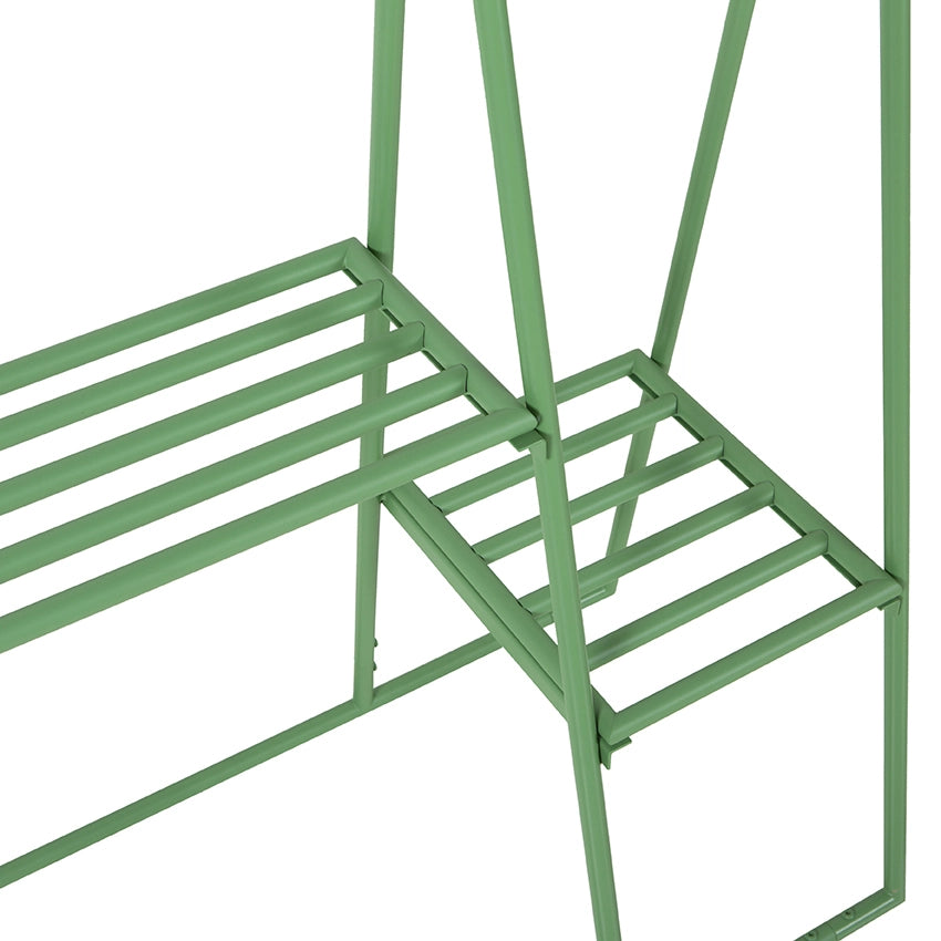 Open wardrobe rack - fern green