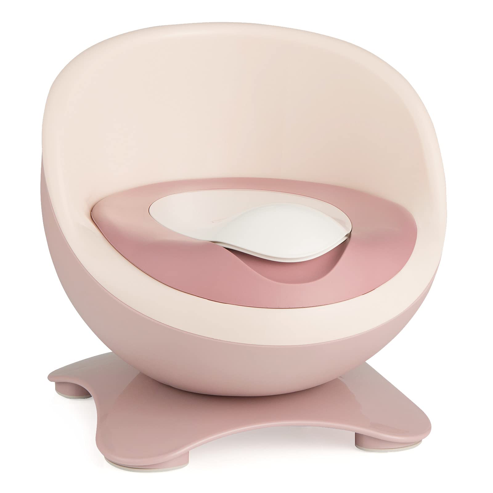 Costzon 2 in 1 Potty Training Seat, Potty Training Toilet w/Removable Potty Pot & Splash Guard