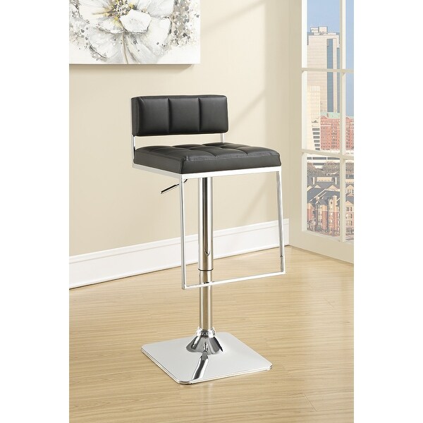 Coaster Furniture Alameda Adjustable Chrome Base Bar Stool