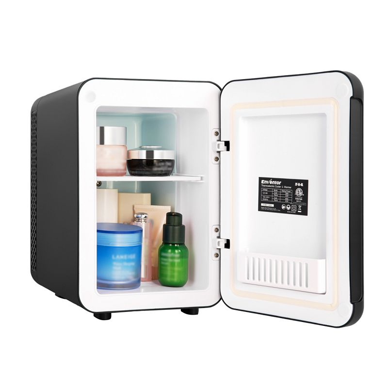 Enventor 4L Portable Mini Fridge for Christmas Gift， Skincare， Beverage， Home， Office and Car