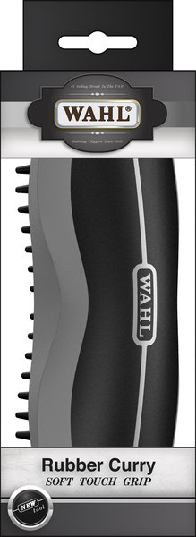 Wahl Horse Rubber Curry Brush， Black