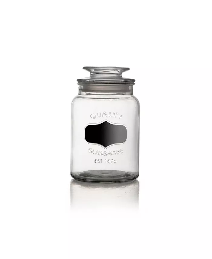 Style Setter Chalkboard Glass Canister Set of 3