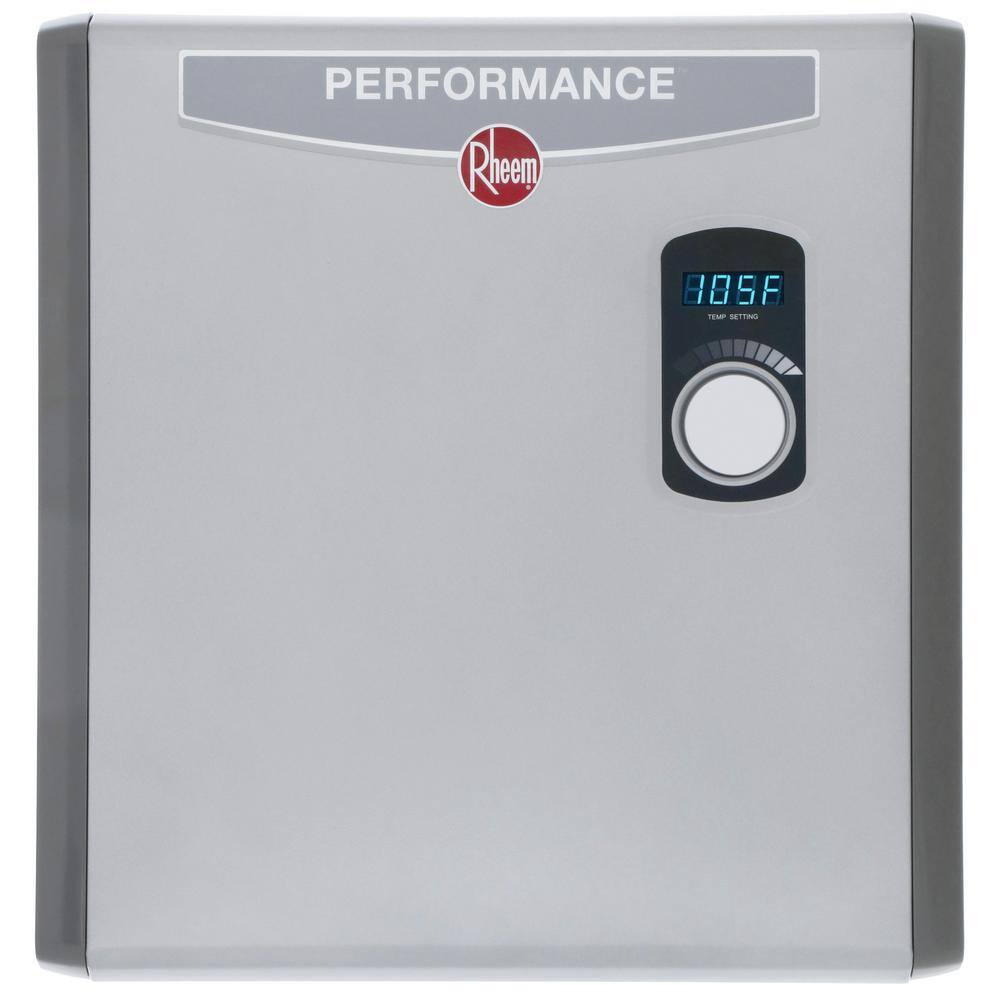 Rheem Performance 27 kw Self-Modulating 5.27 GPM Tankless Electric Water Heater RETEX-27