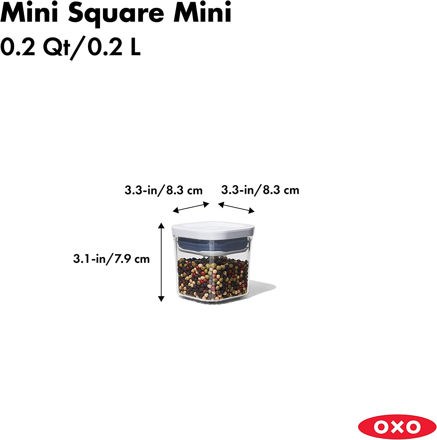 OXO Good Grips 4-Piece Mini POP Container Set