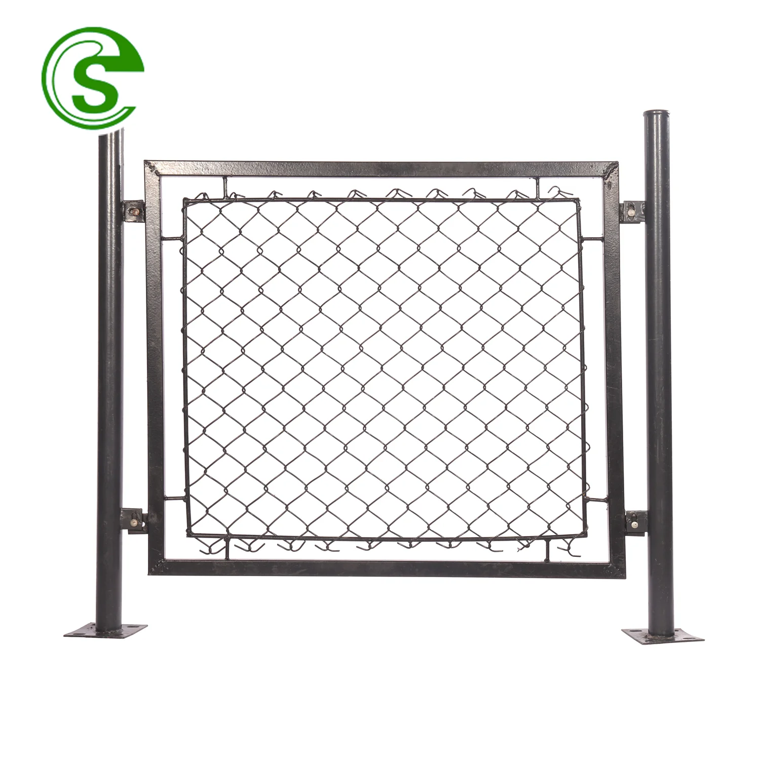 wholesale PVC coated vinyl chain link fabric football basketball fence /6ft 7ft 8ft galvanized diamond cyclone wire fencing roll