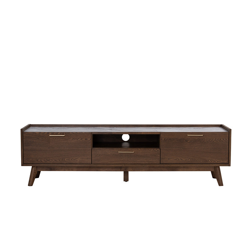 BREDA Entertainment TV Unit 180cm - Walnut