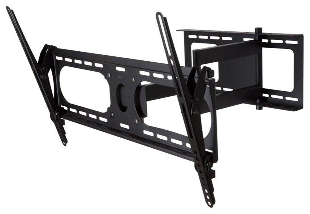 Swift Mount Steel Multi Position TV Wall Mount for 37 quotto 80 quotTVs   Black   Contemporary   Entertainment Centers And Tv Stands   by Homesquare  Houzz