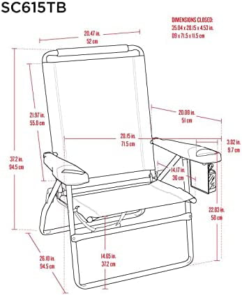 Tommy Bahama Beach Chair High Boy Blue