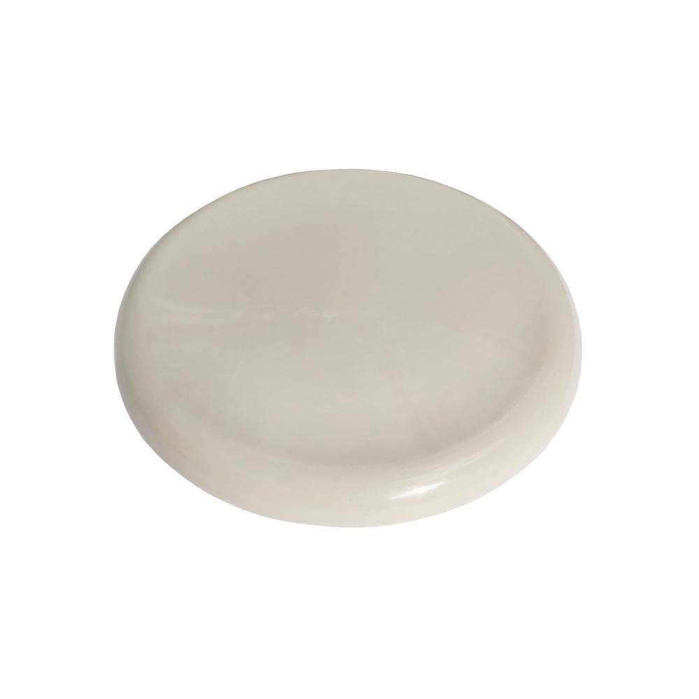 Everbilt 2-18 in. Beige Round Self-Adhesive Plastic Heavy Duty Furniture Slider Glides for Carpeted Floors (4-Pack) 4602444EB