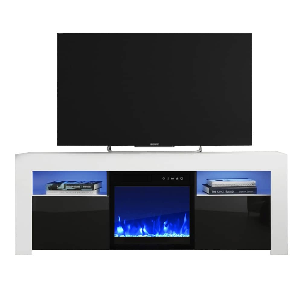 Copper Grove Qorasuv 58 inch Electric Fireplace TV Console