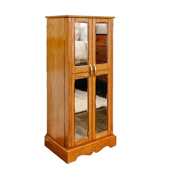 Hives and Honey Chelsea Taupe Jewelry Armoire - - 9914773