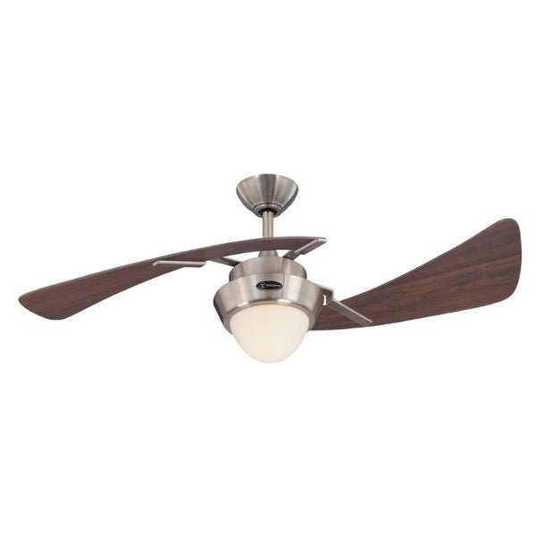 Westinghouse Harmony Indoor Ceiling Fan w/Light， 48 In. Brushed Nickel Shopping - The Best Deals on Ceiling Fans | 36691654