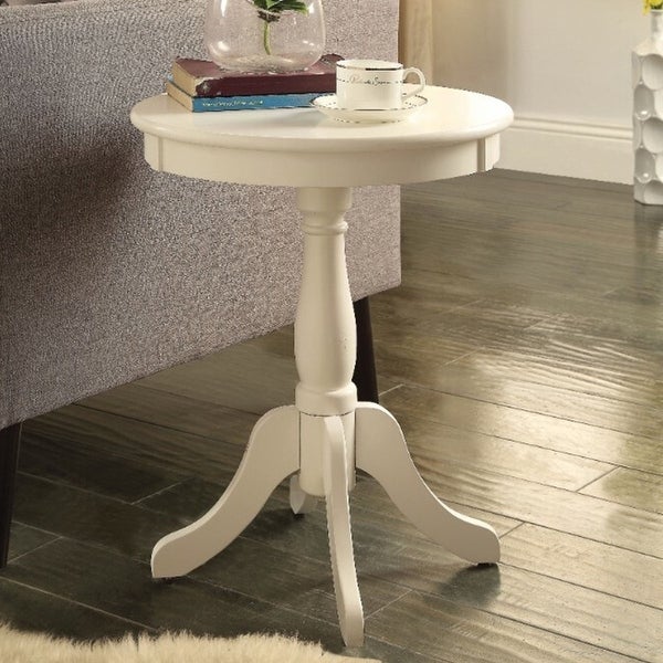 Astonishing Side Table With Round Top - 22 H x 18 W x 18 L Inches