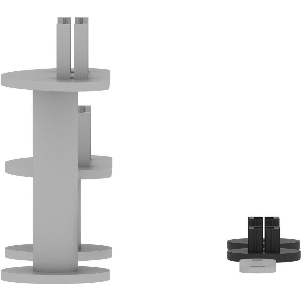 Lorell L Connector Set  f/Adaptable Panels  2 Sizes  3/ST  Multi