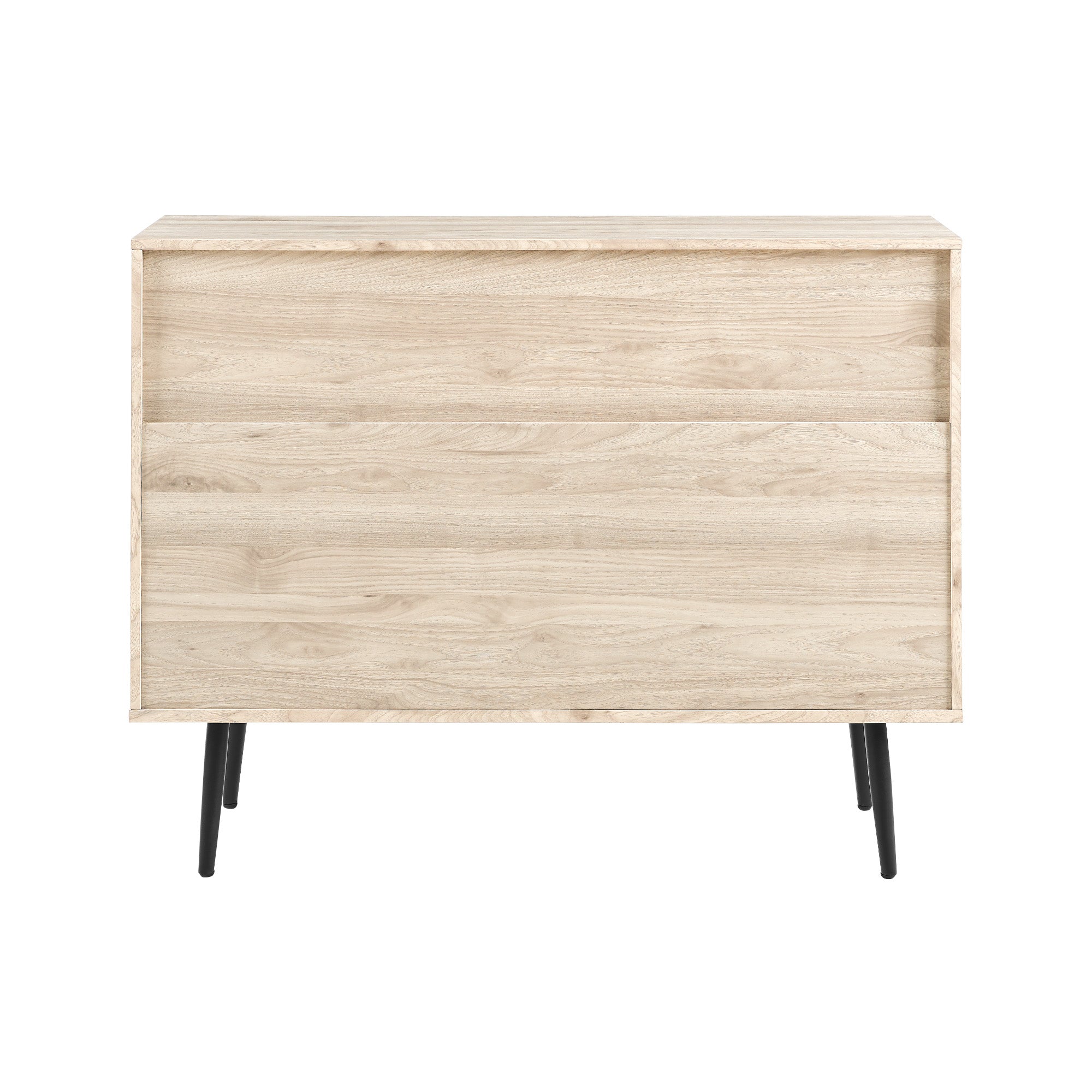 Manor Park Modern Asymmetric 5 Drawer Wood Dresser, Birch