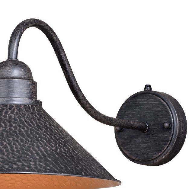 Vaxcel Outland 1 Light Sconce Aged Iron