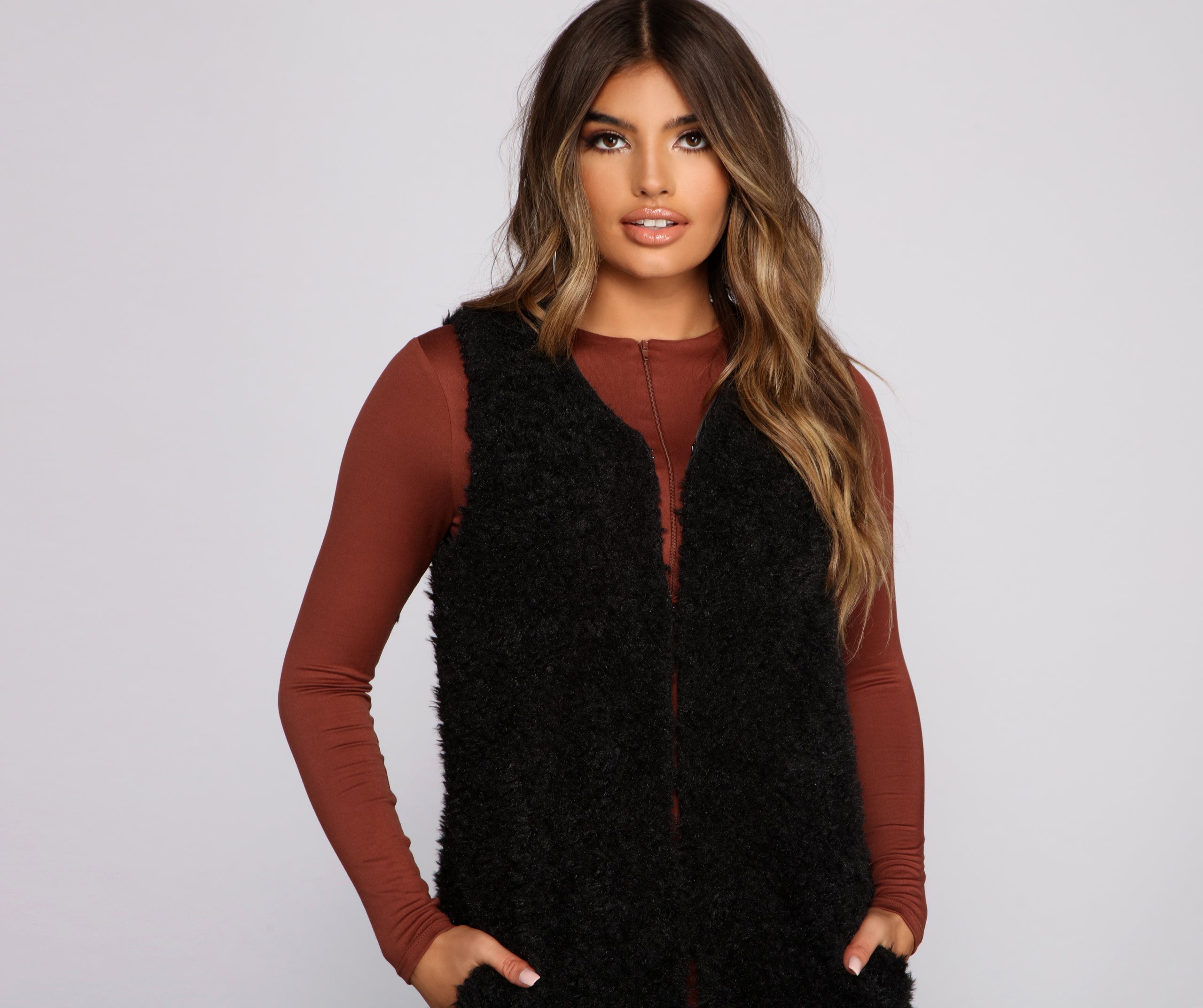 Chic Fashionista Faux Fur Vest