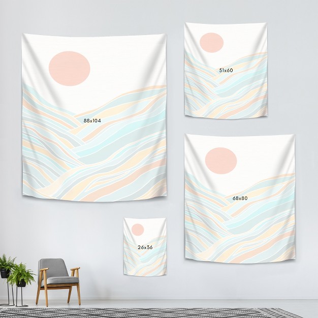 Americanflat Boho Coastal Sunset Landscape By Modern Tropical