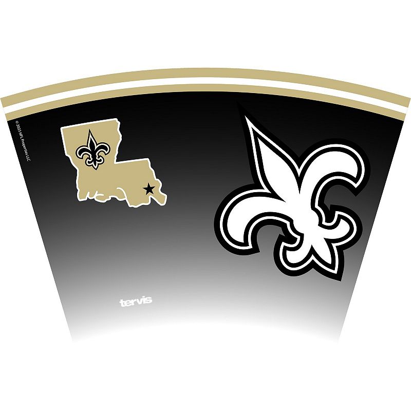 Tervis  New Orleans Saints 24oz NFL 2 PACK Genuine and Forever Fan